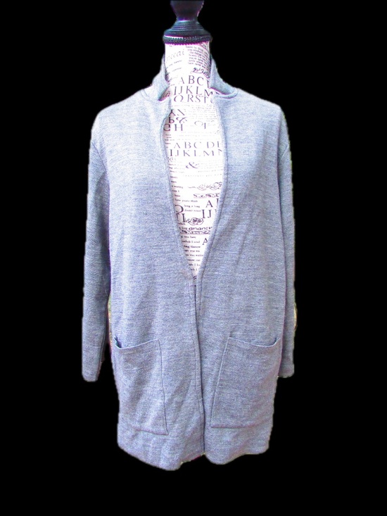 Gray Sweater Cardigan - Picture 1 of 4